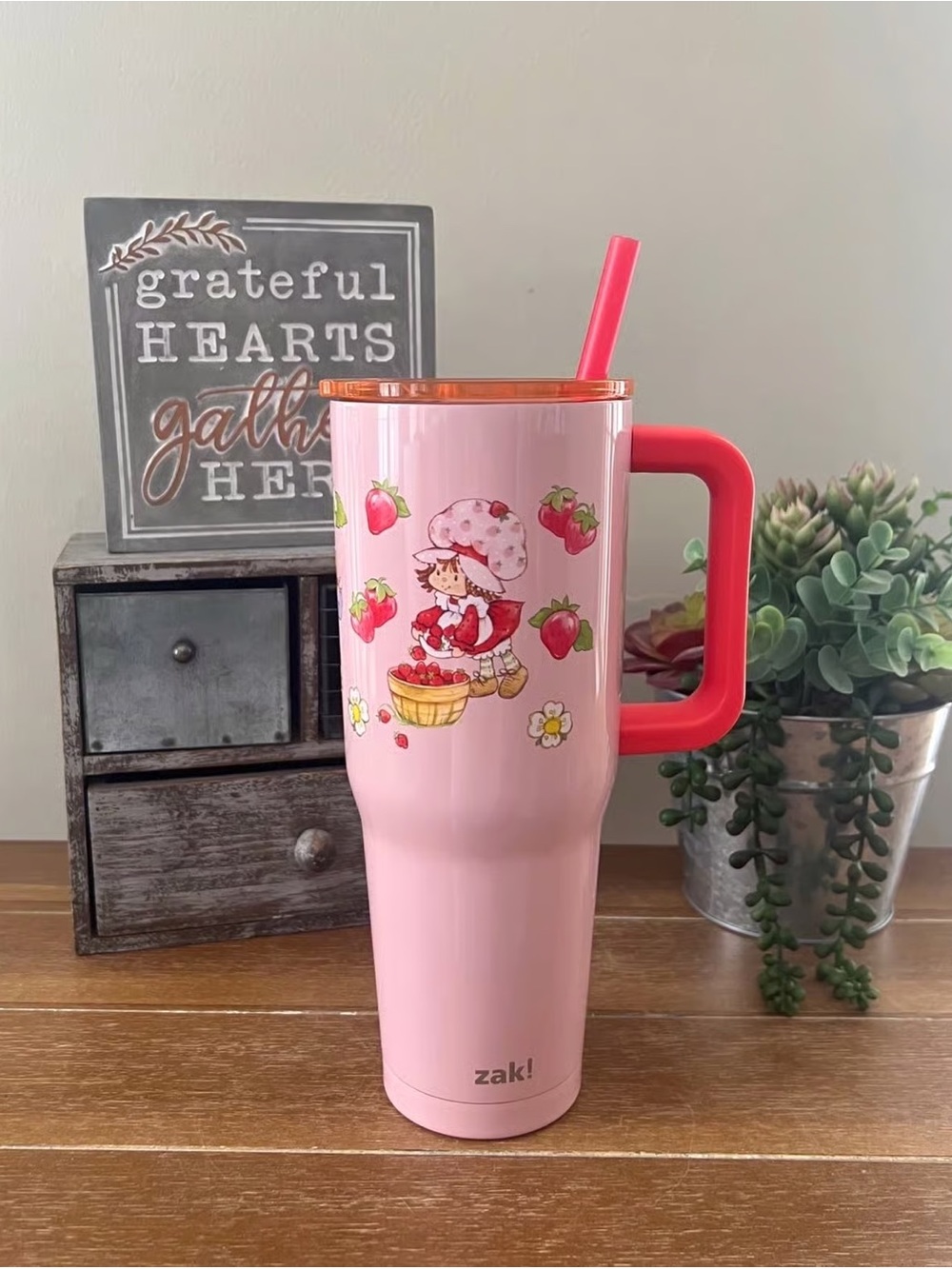 Brand New Strawberry Shortcake 40oz Stainless Steel Tumbler